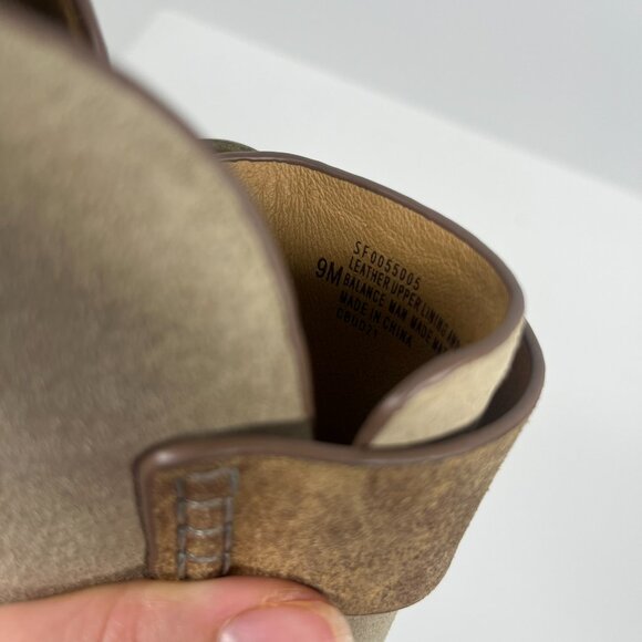 Sofft Billie Oiled Mules Suede Leather Cashmere Tan Slip on Shoes Sz. 9 - Picture 7 of 9